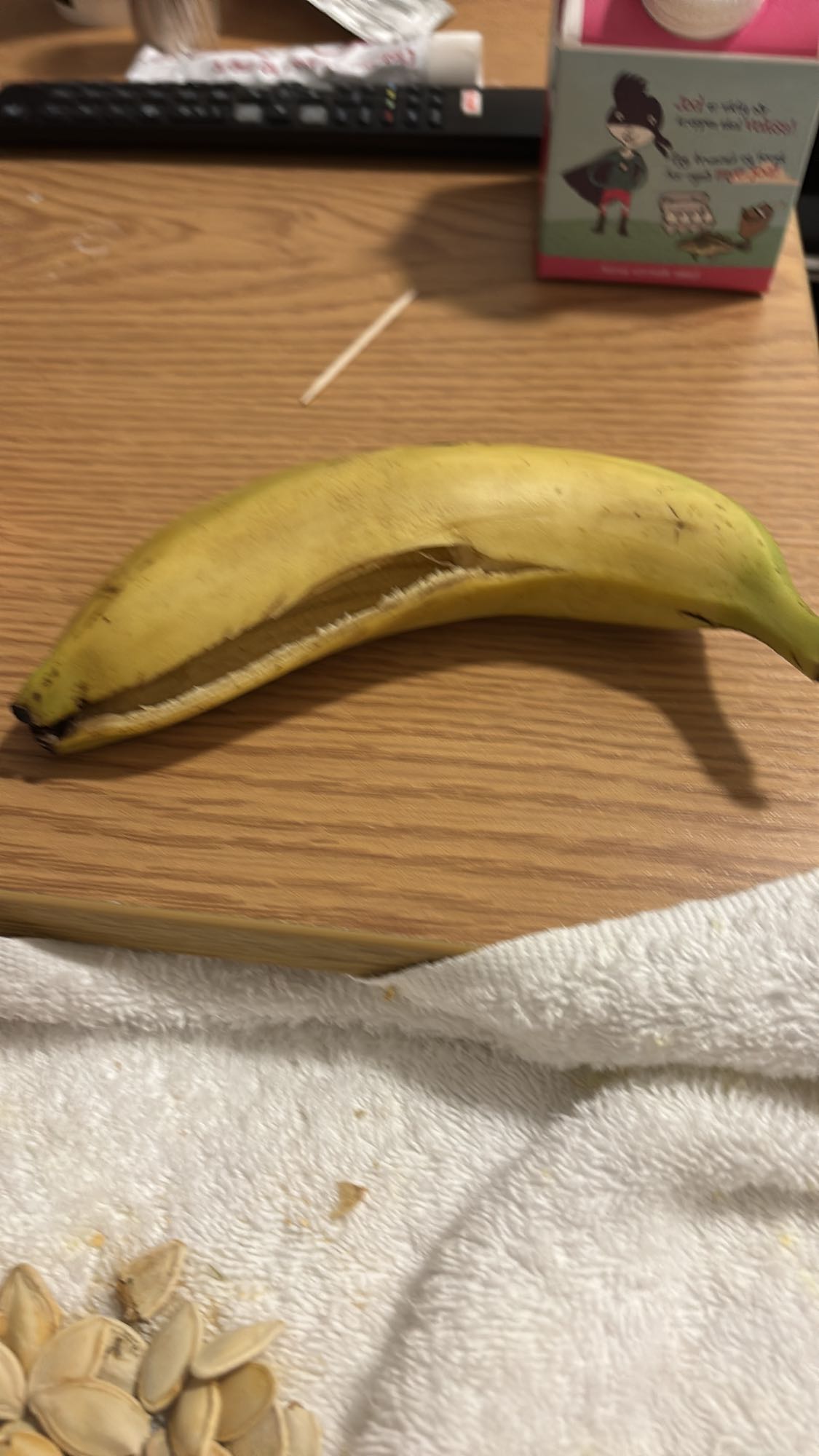 Banana și semințe dovleac