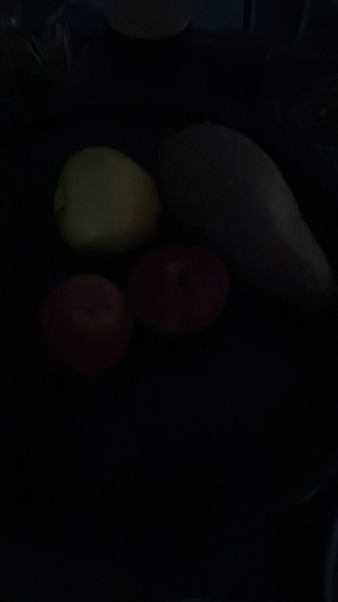Frukt och sötpotatis tallrik