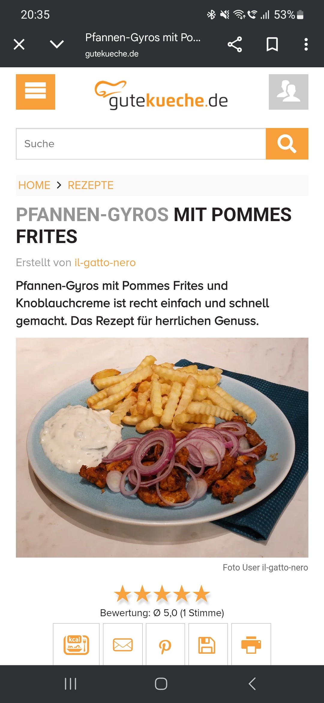 Gyros mit Pommes