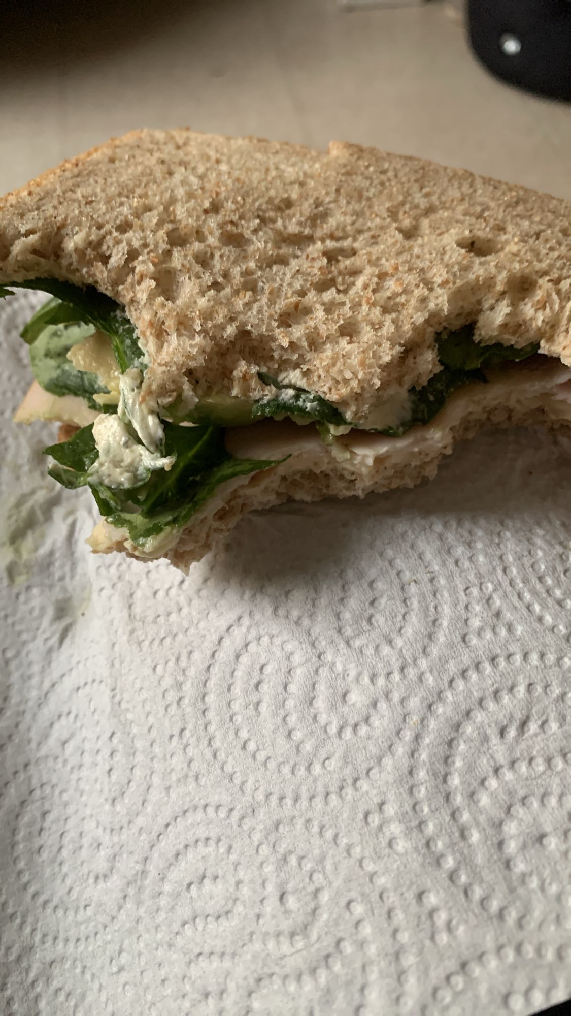 Sandwich au blé complet