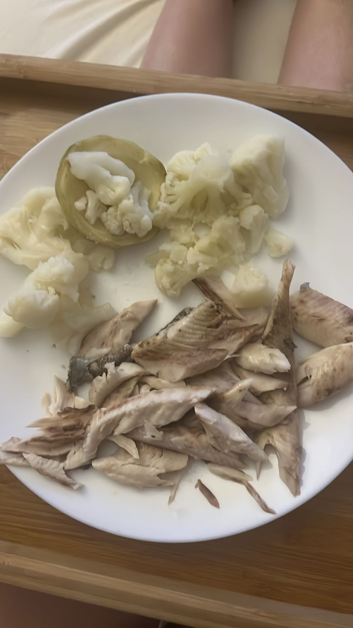 Poisson et légumes vapeur