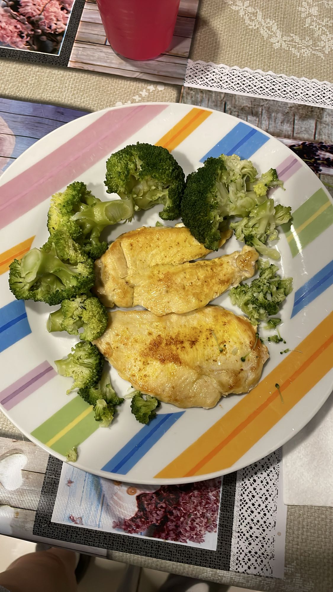 Pollo con brócoli