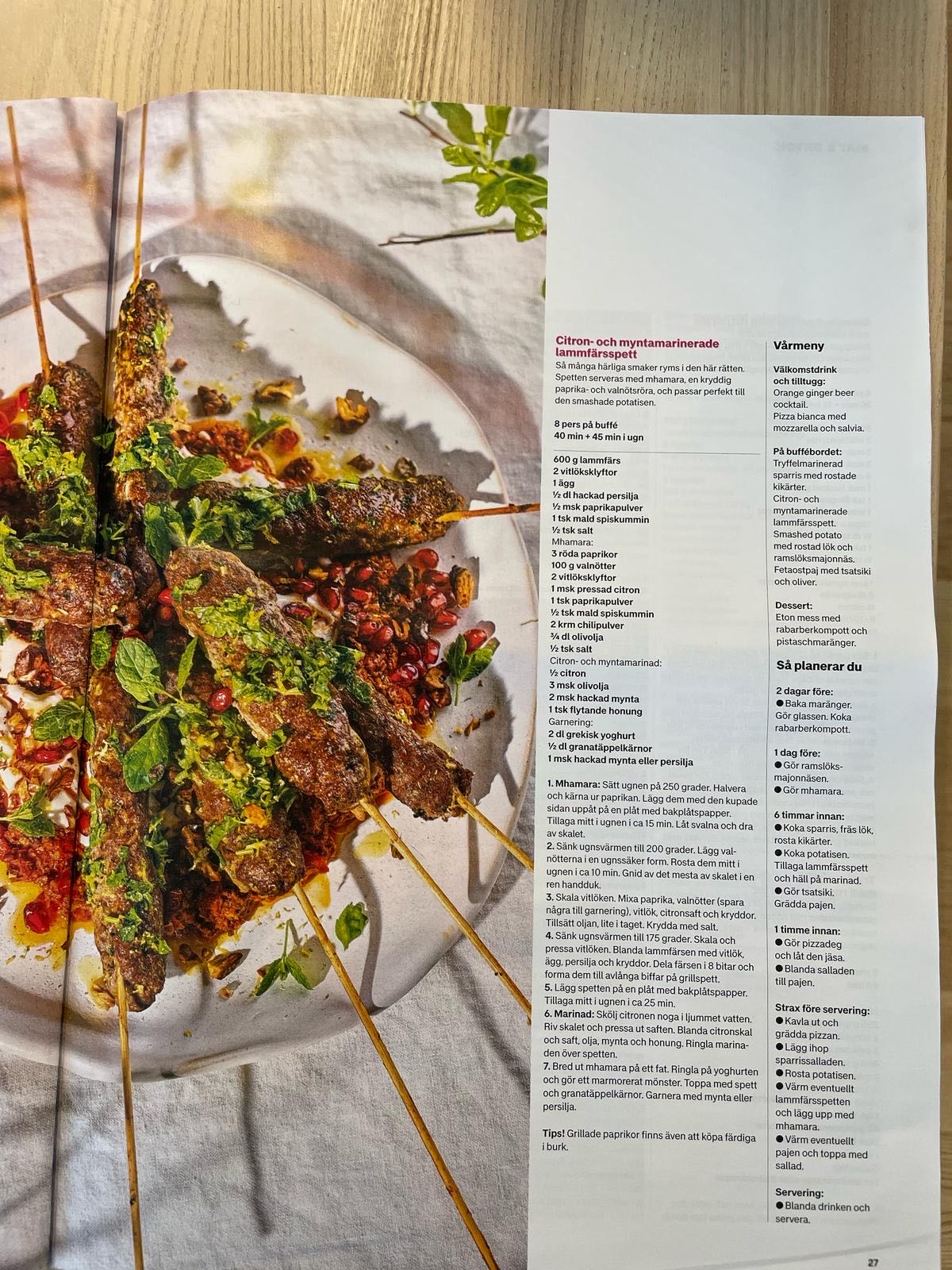 Lammfärsspett med örter