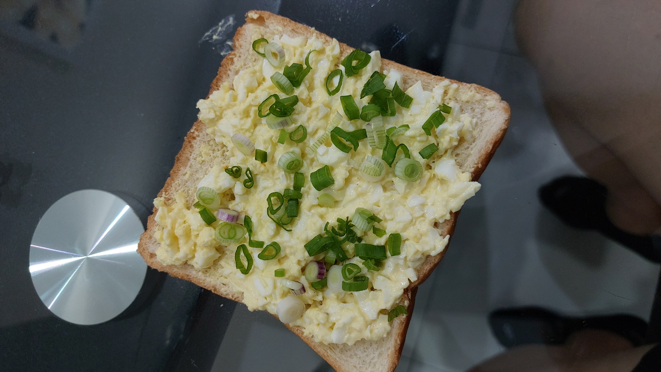 Egg salad toast