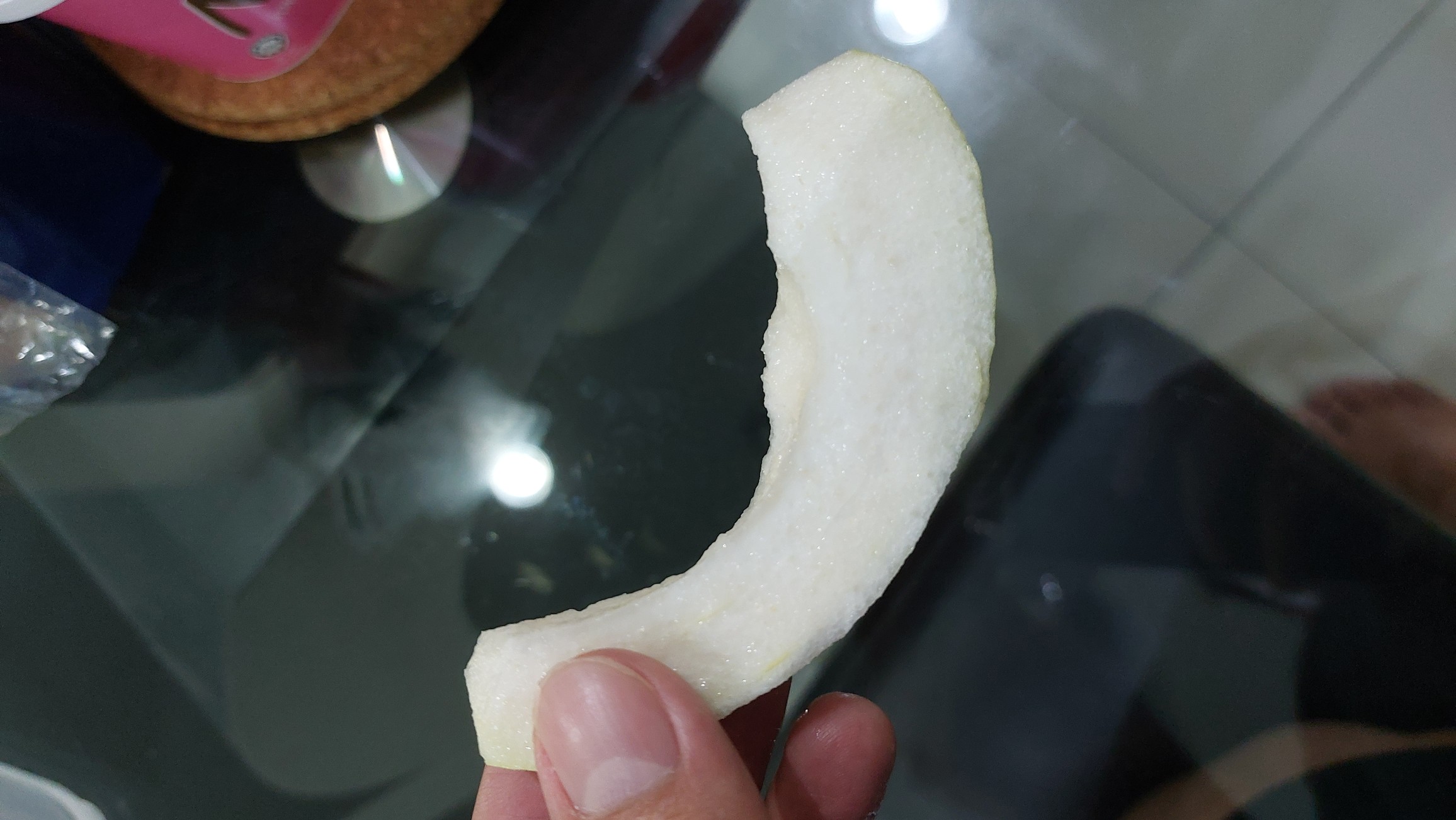 Sliced guava piece