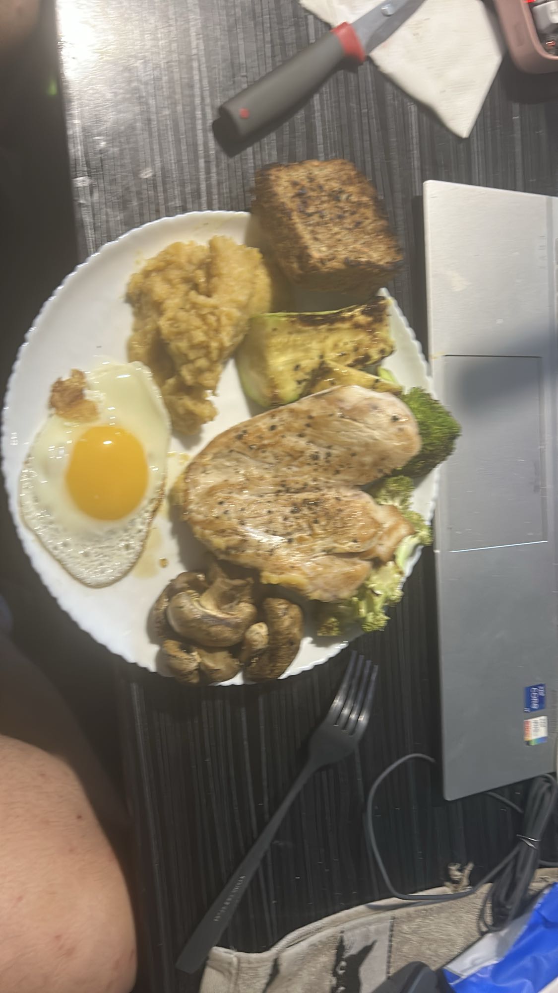 Grilled Chicken Breakfast Plate