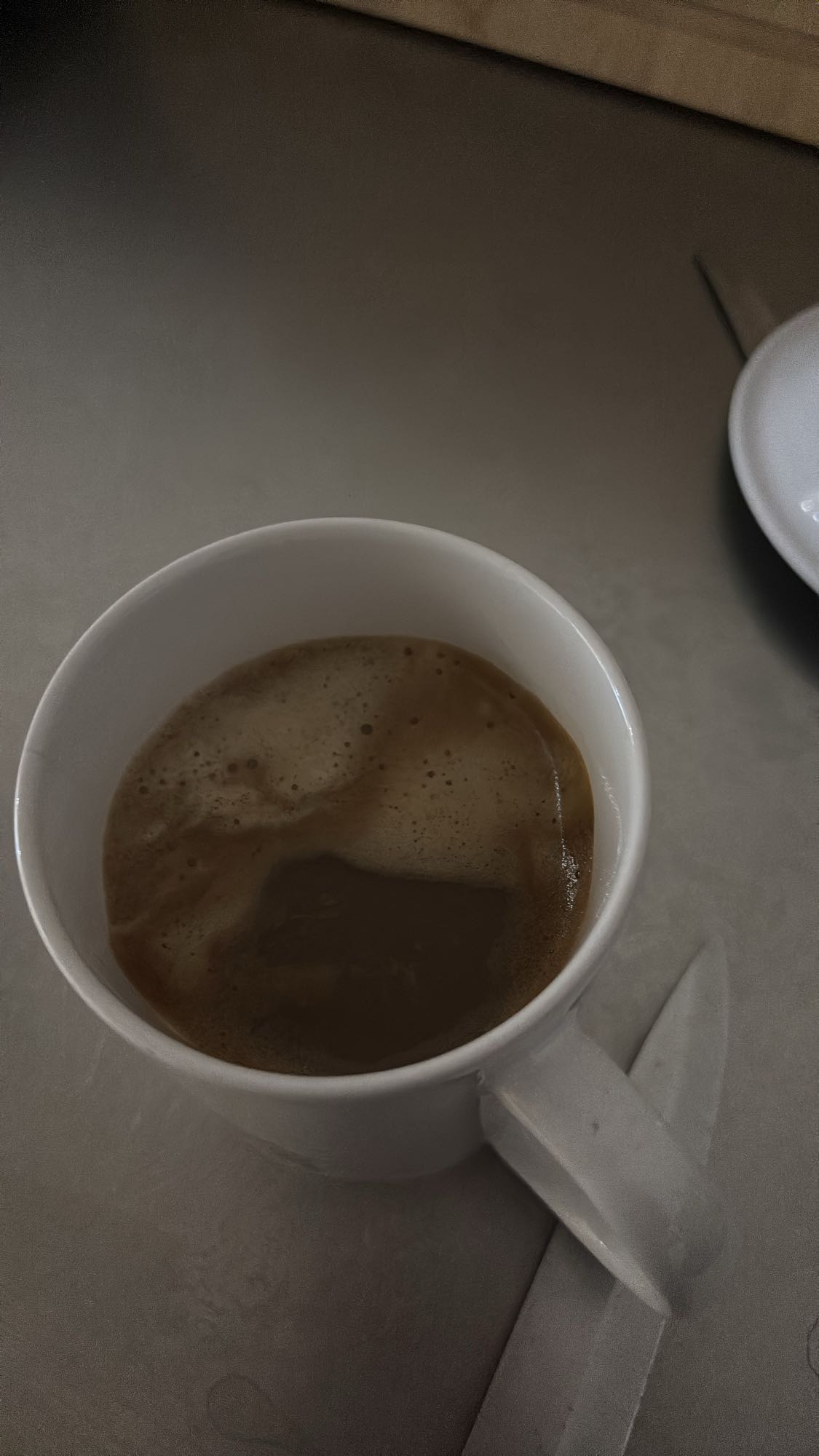 taza de café solo