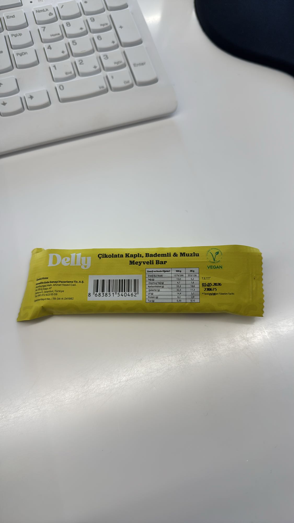 Фруктовый батончик Delly