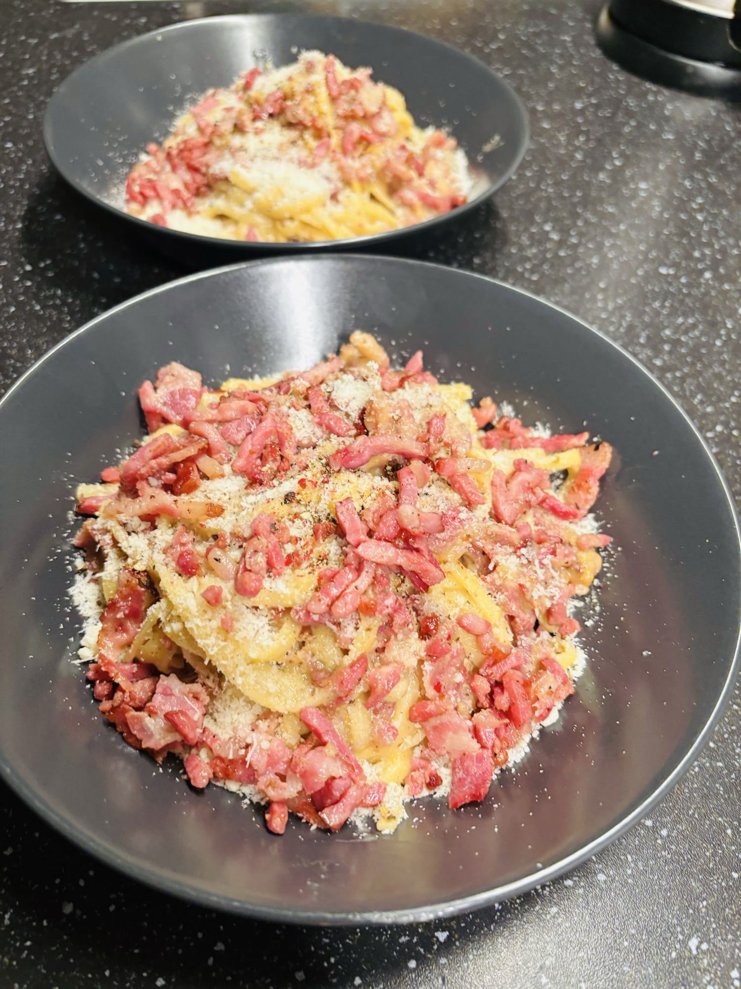 Bacon Parmesan Carbonara