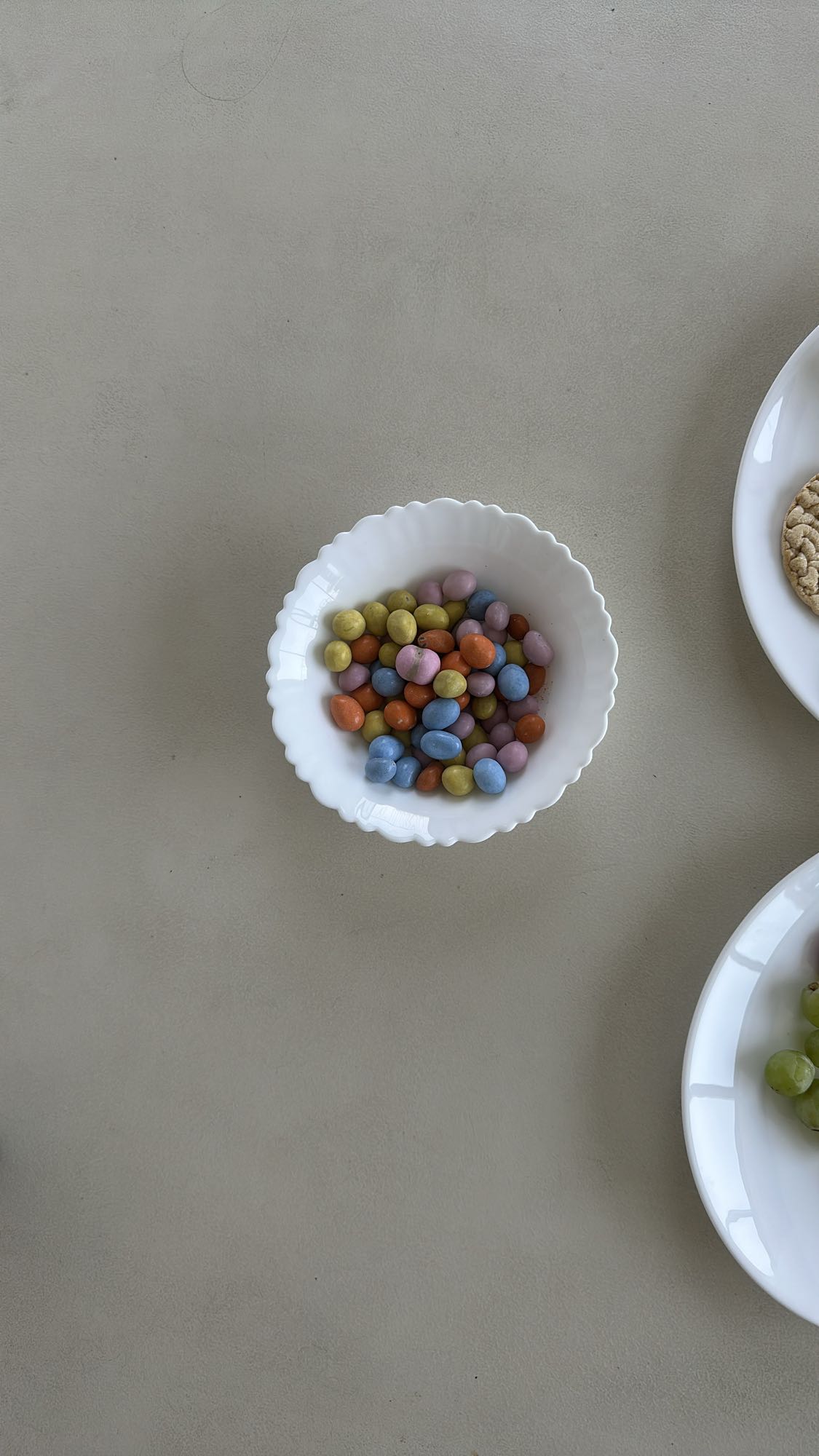 Candy coated chocolates