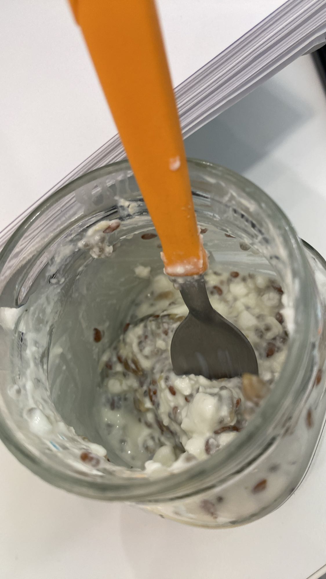 Iaurt cu semințe de in