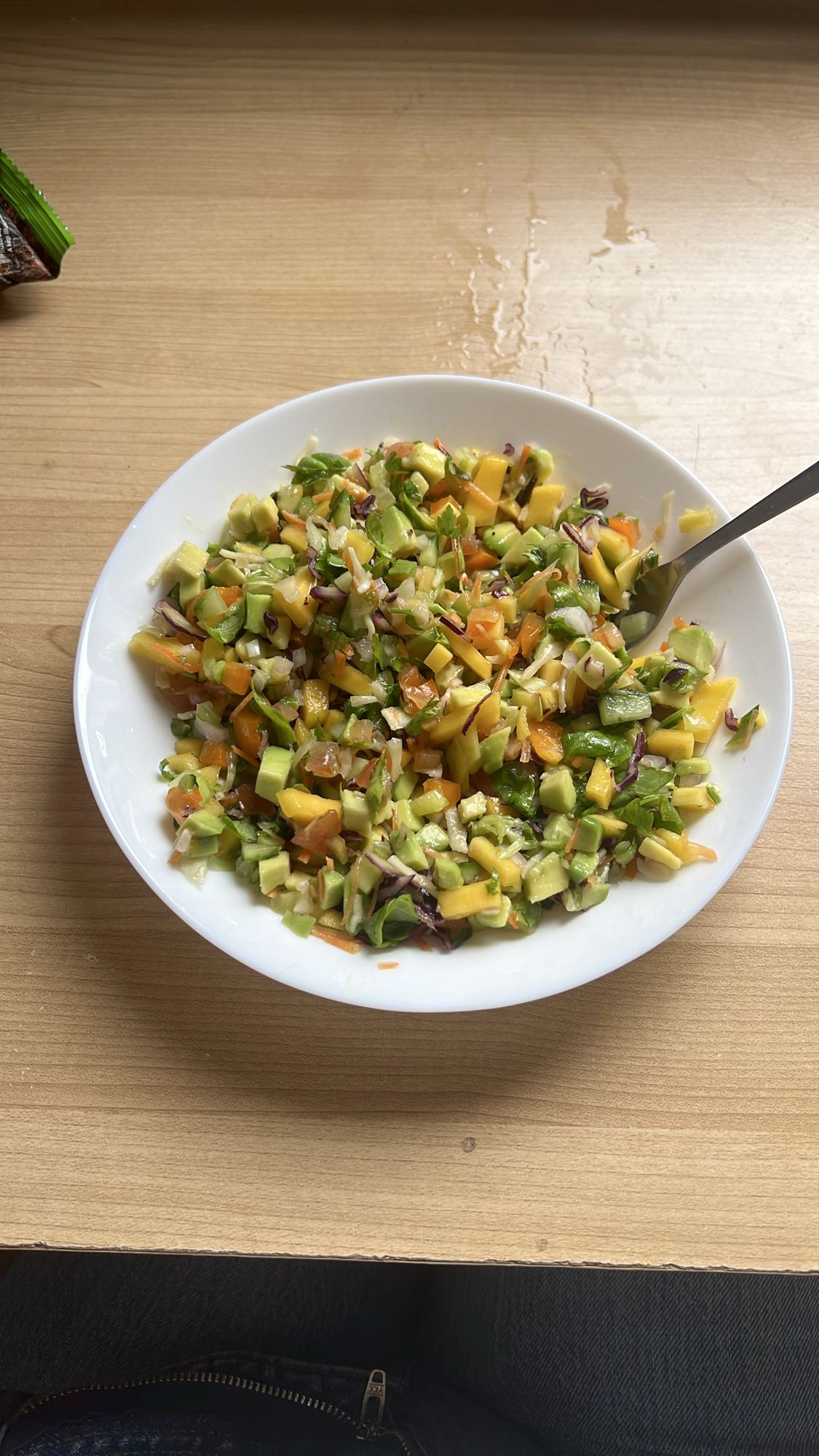 Salade mangue avocat