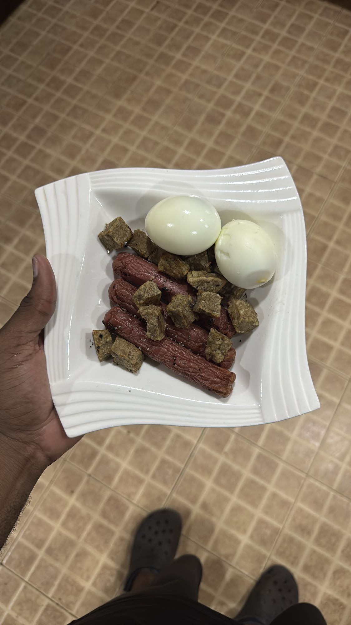 Eggs and Sausages Plate