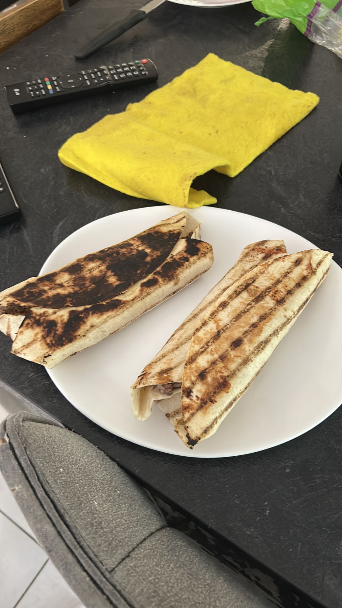 Wraps grillés au poulet