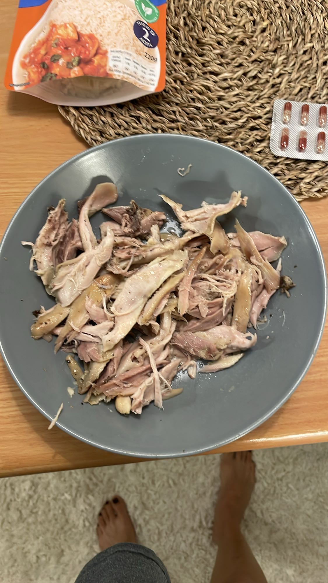 Shredded Chicken with Rice