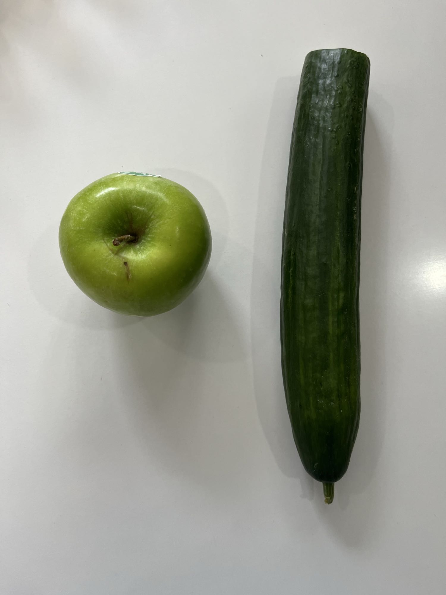 Appel en komkommer snack