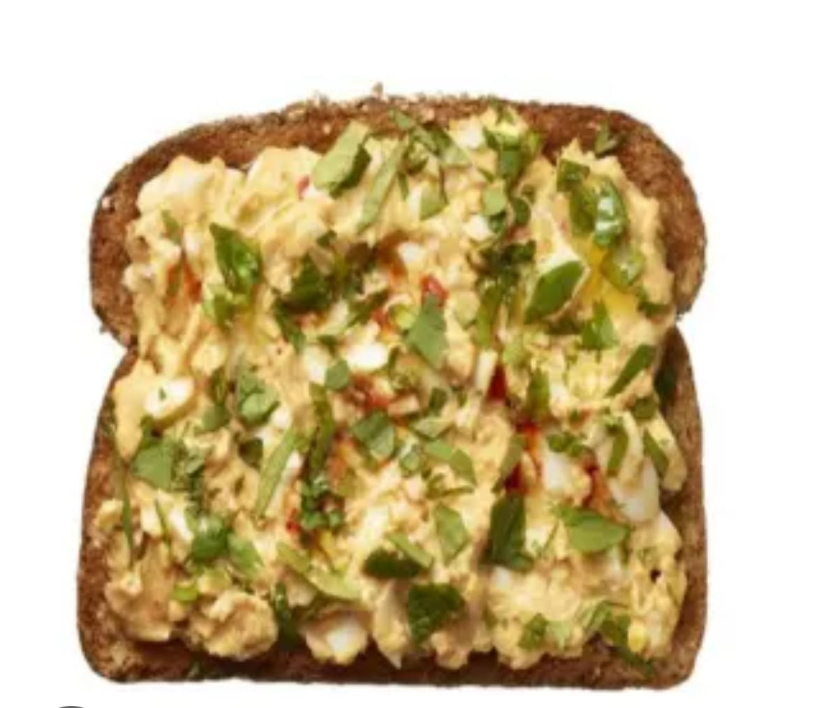 Egg salad toast