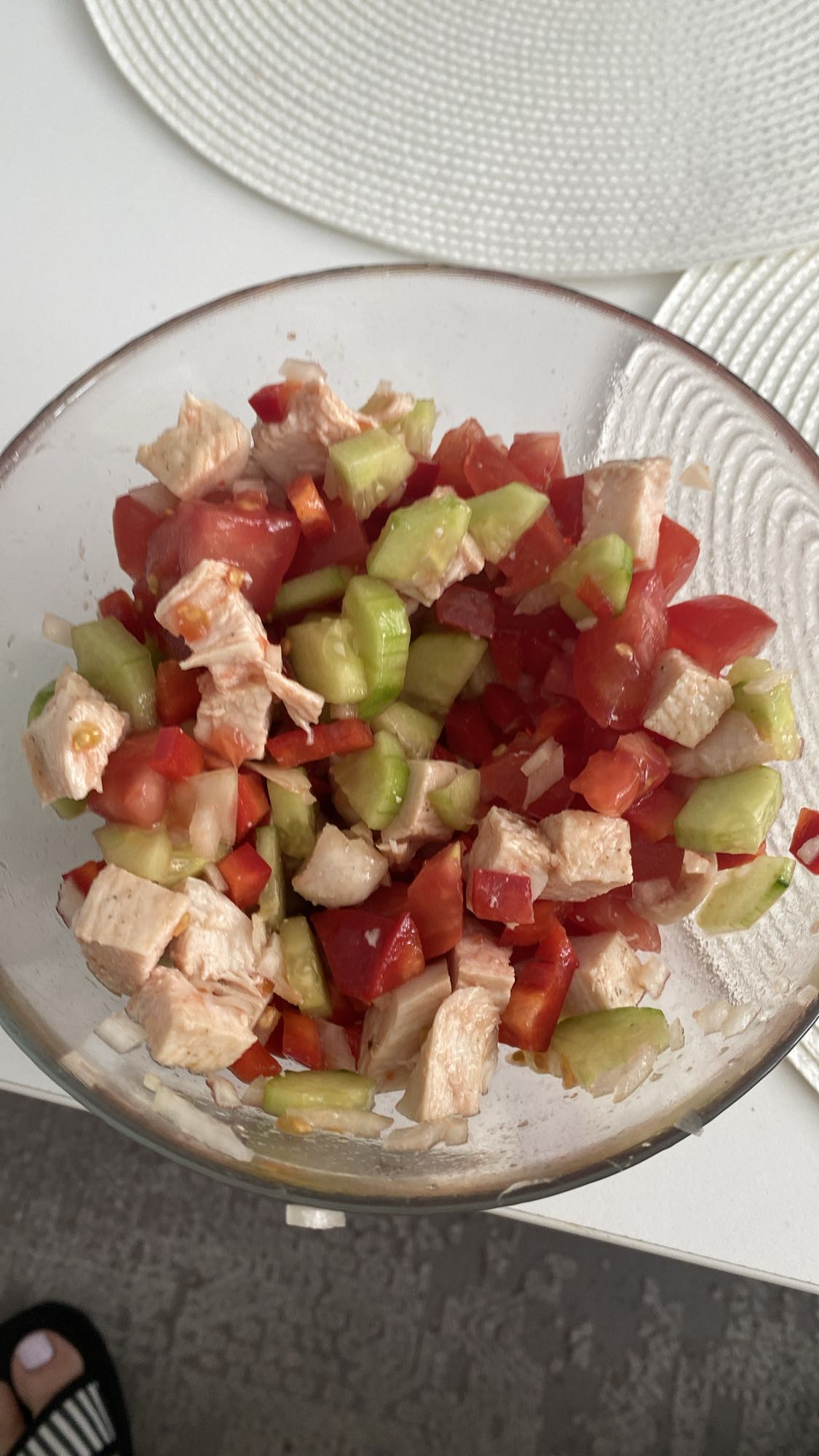 Sałatka z kurczakiem