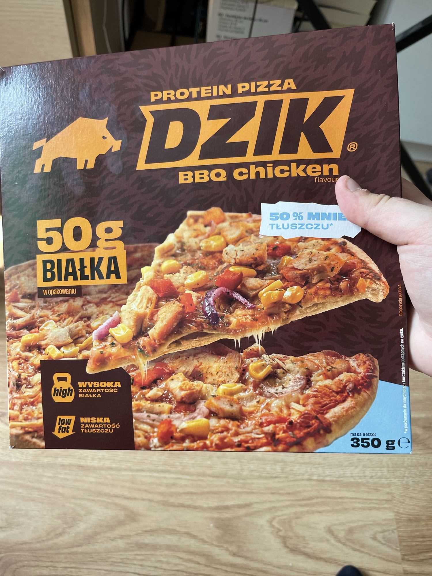 Pizza BBQ kurczak proteinowa