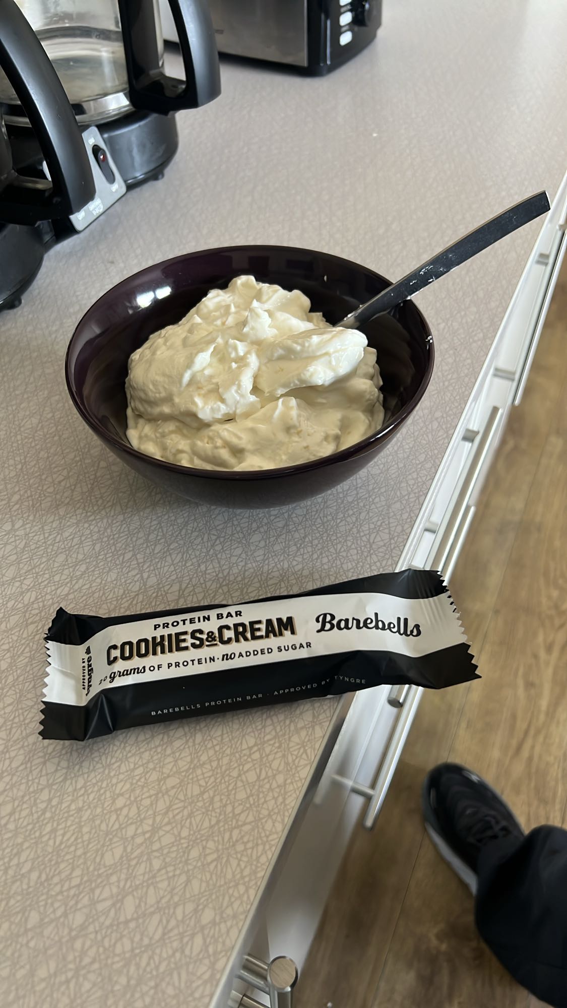 Kvarg och proteinbar