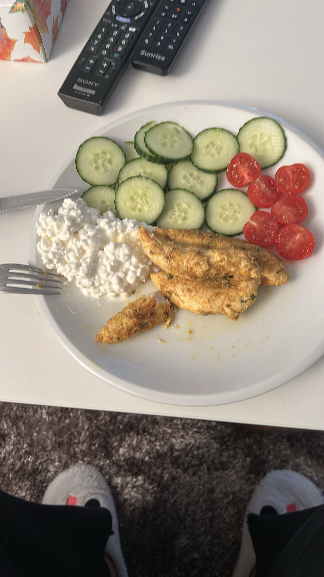 Kipfilet met cottage cheese