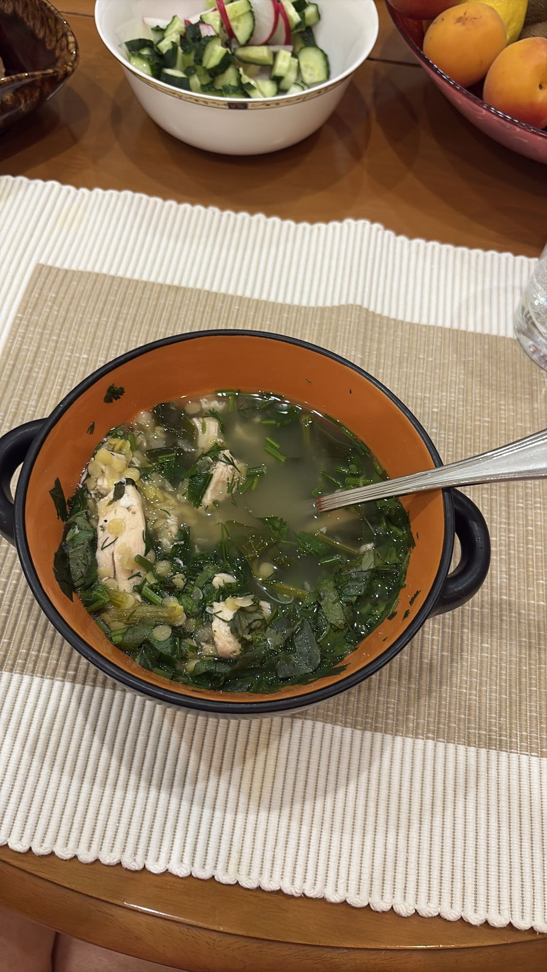 Chicken herb soup