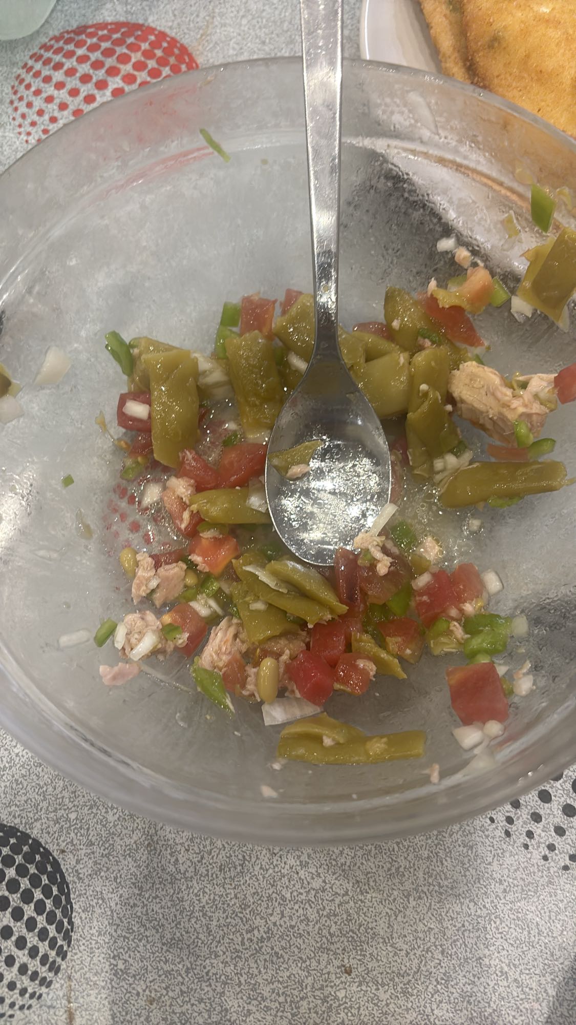 ensalada de atún y judías