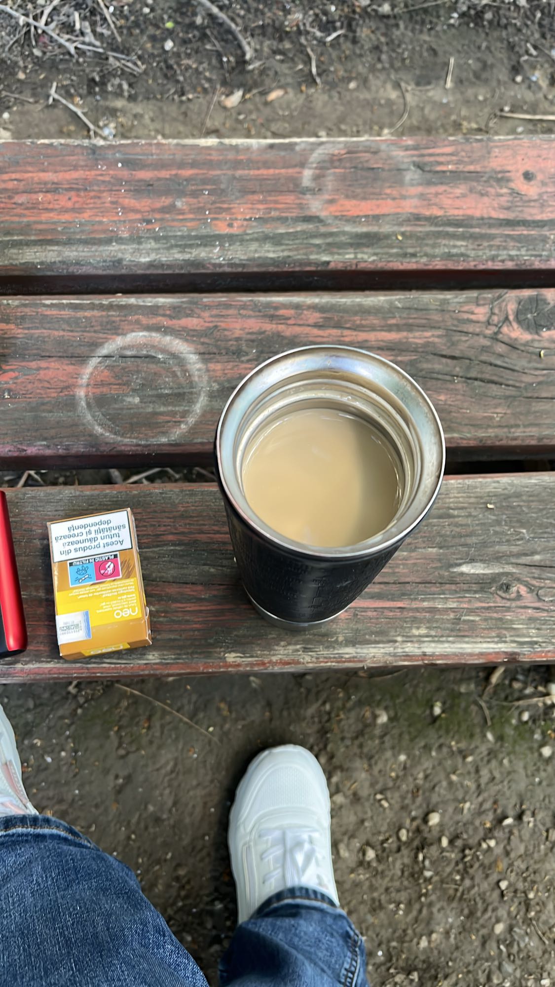Milk Coffee Outdoors