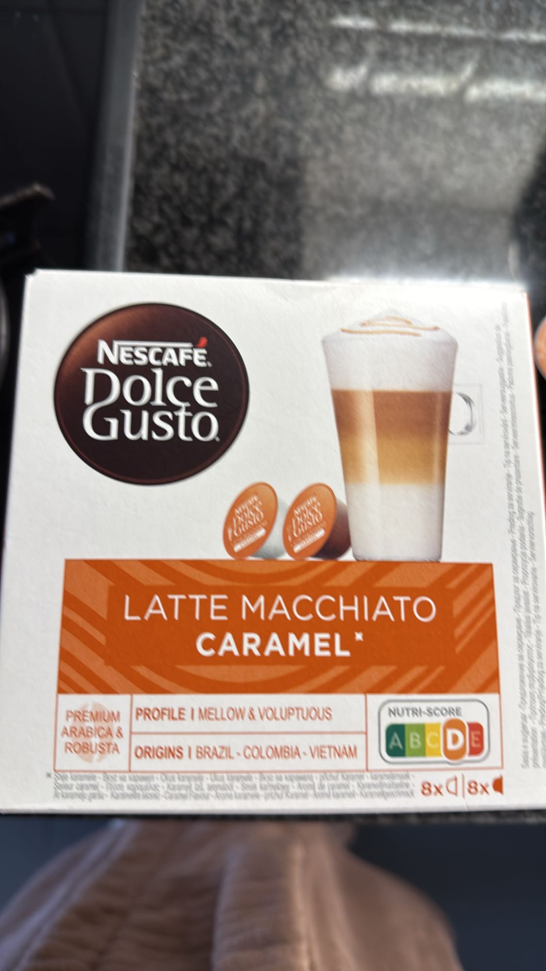 Latte macchiato caramel
