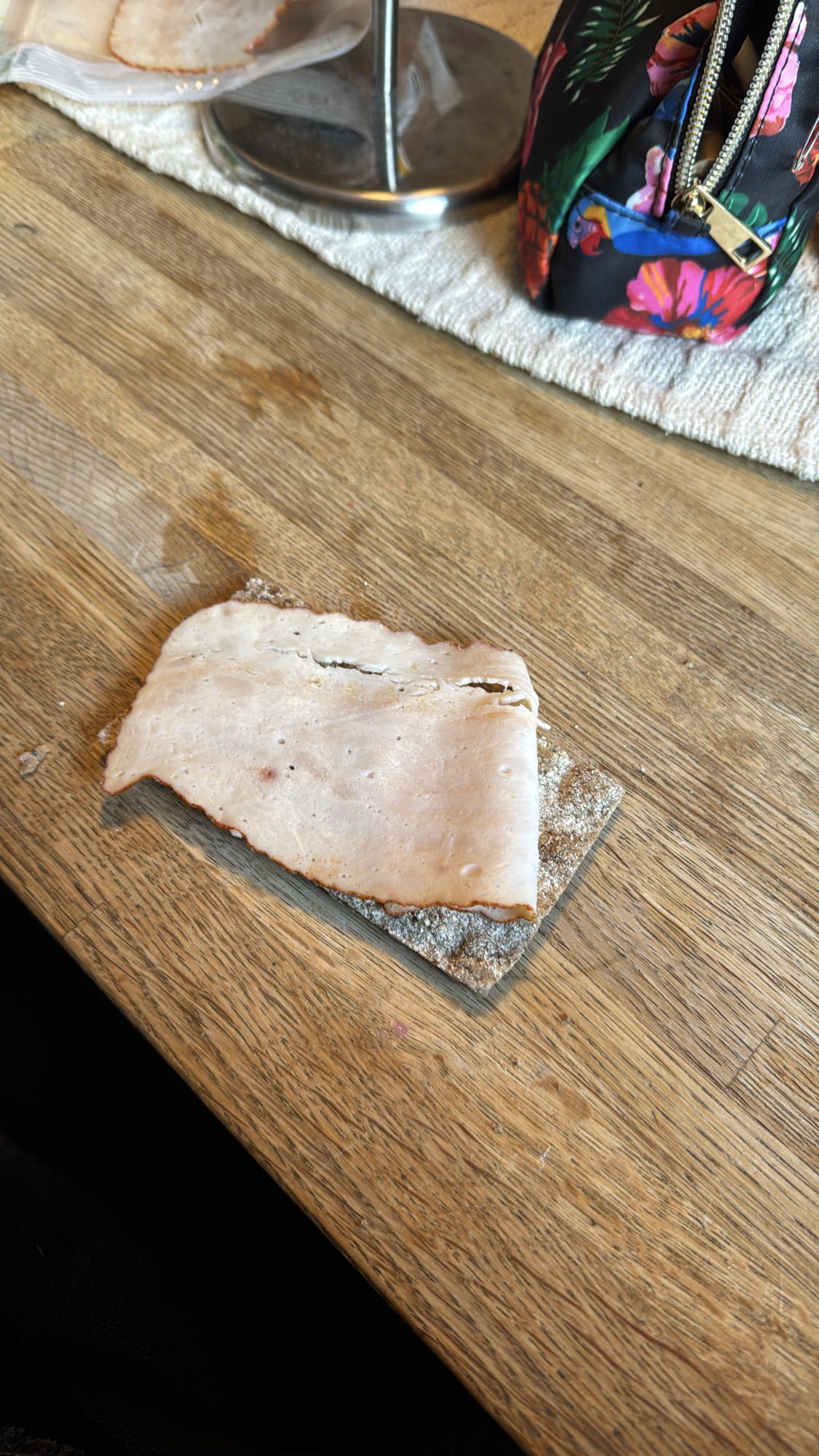 Knäckebröd med kalkon