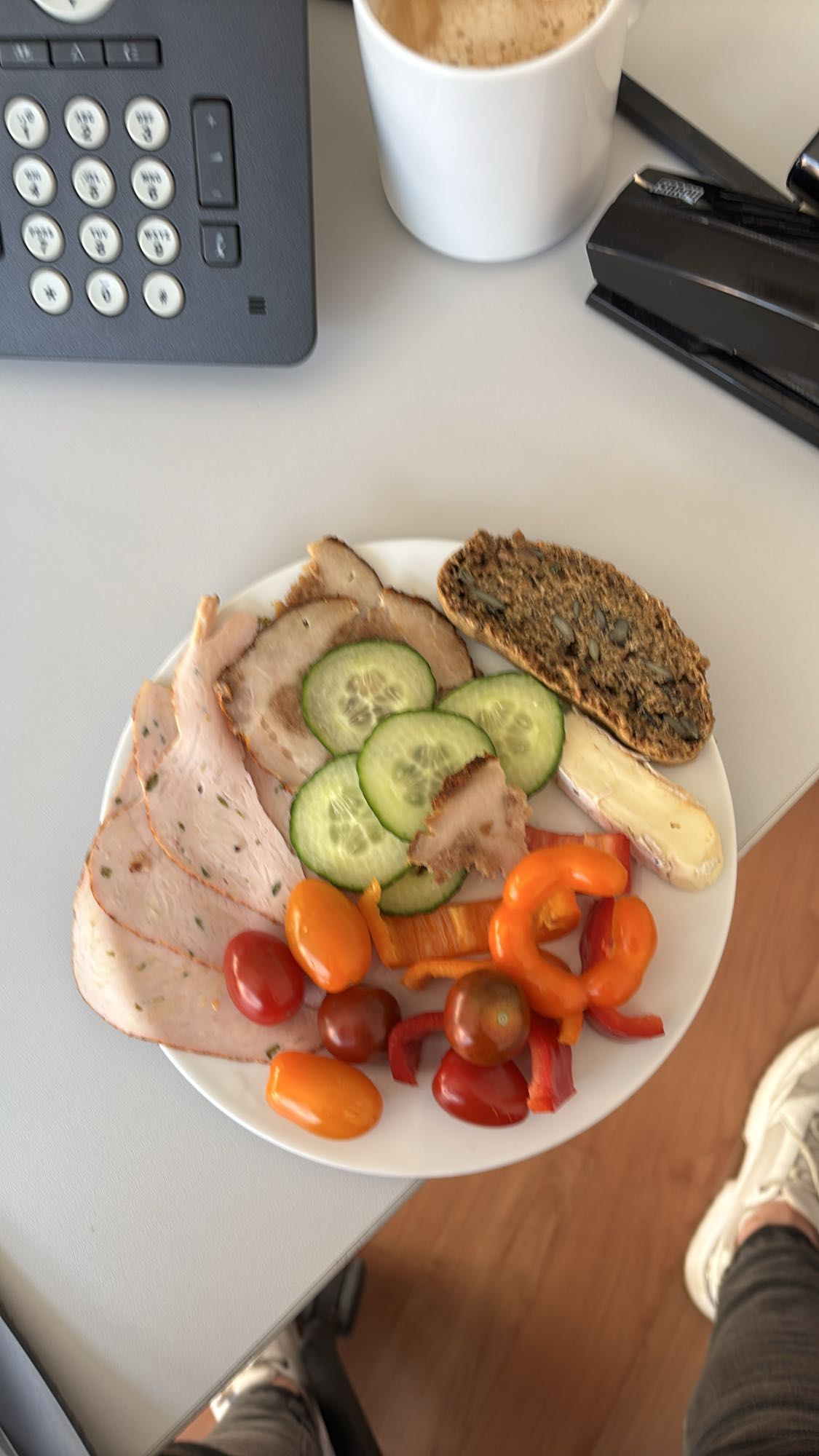 Gezonde lunchbord