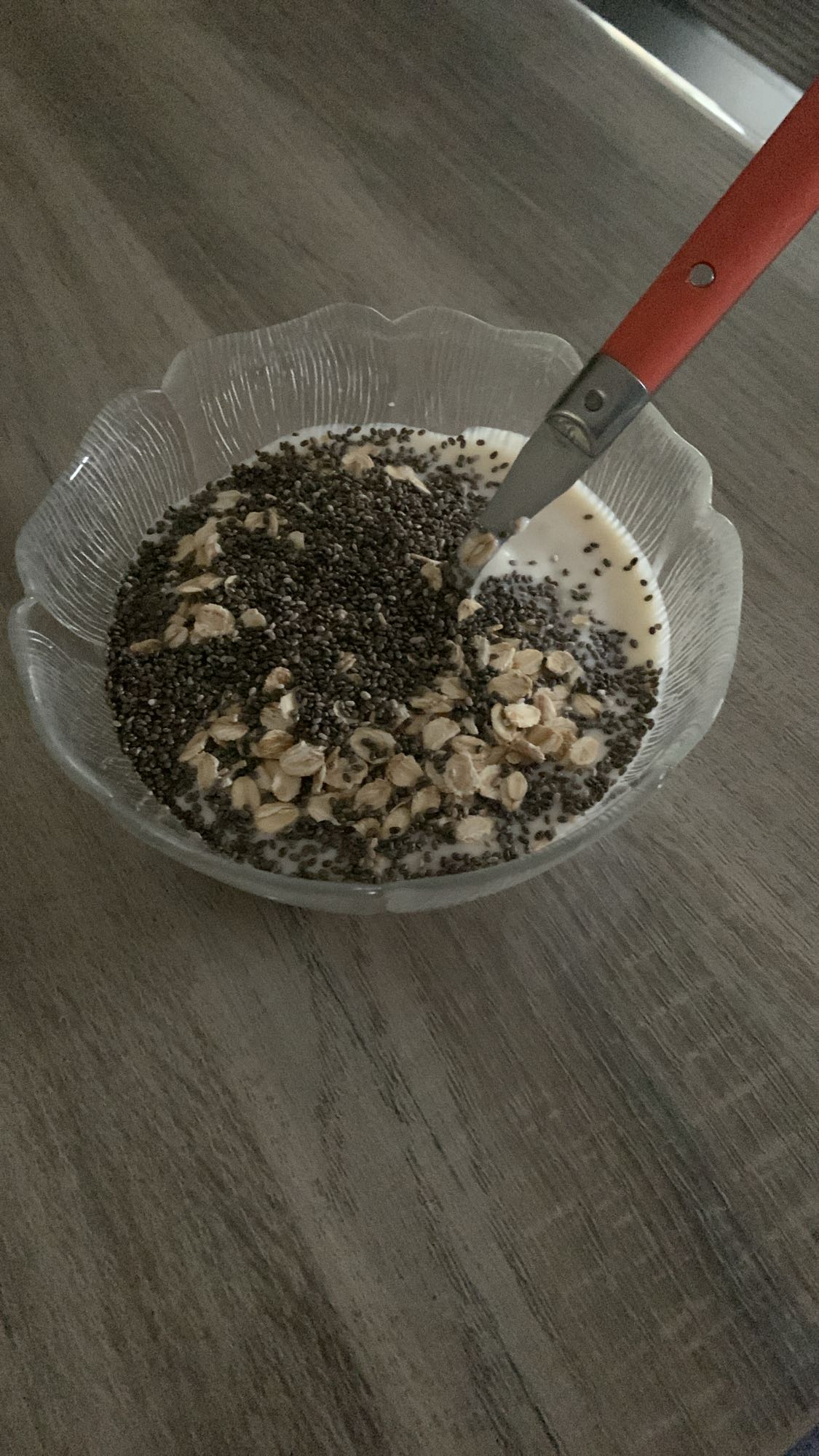 bol de chia et avoine