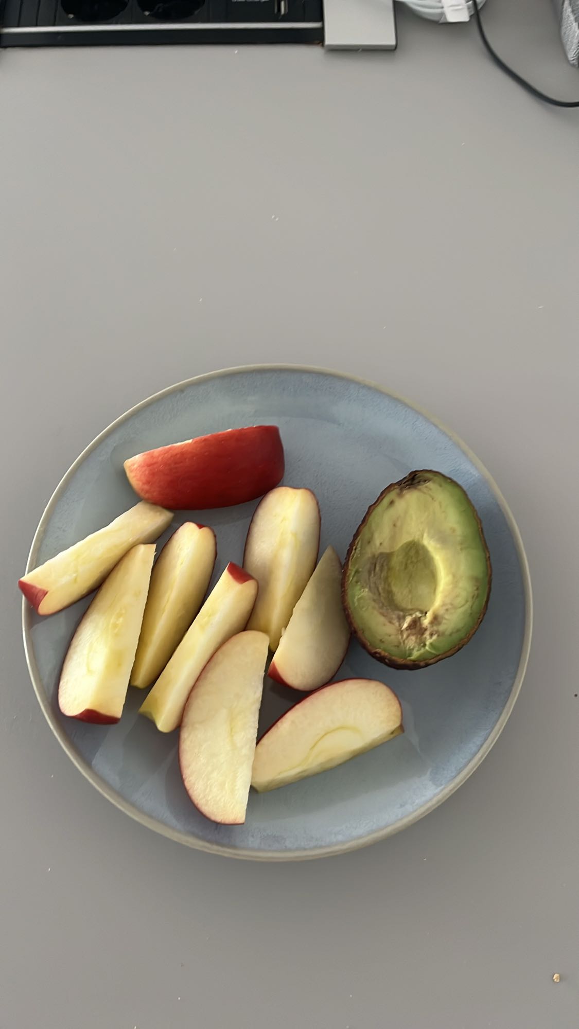 Apple and Avocado Plate