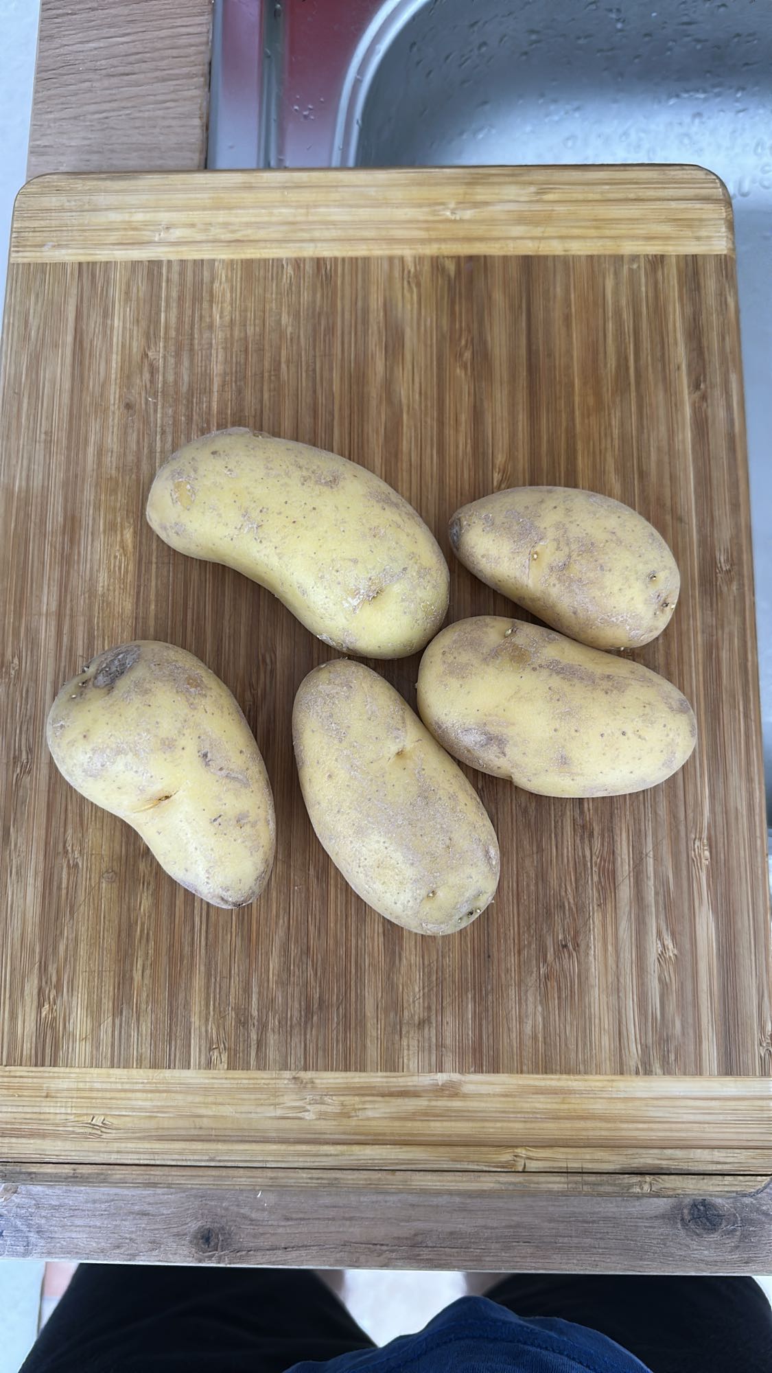 Gekookte aardappelen