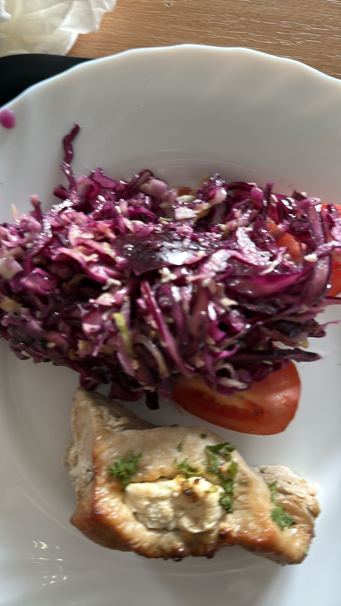 Salată varză și carne