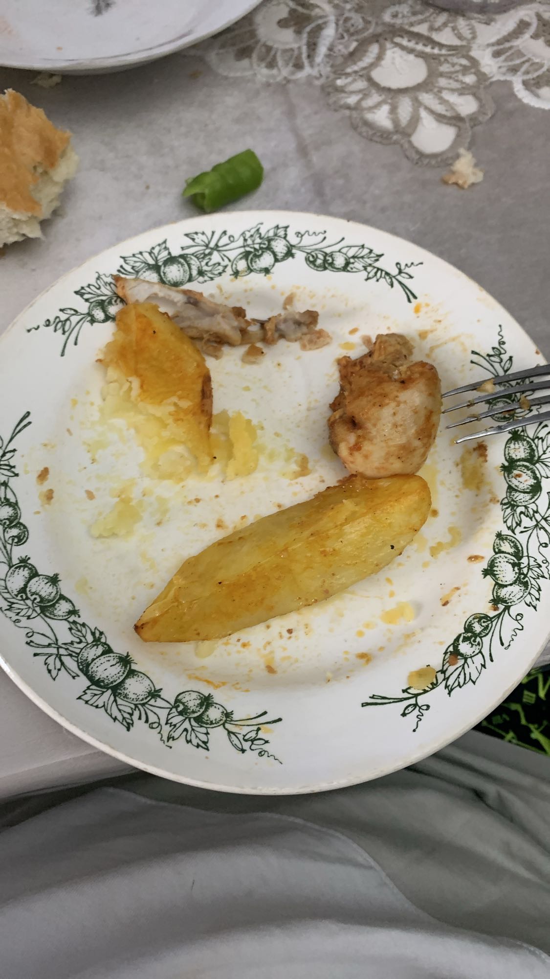 Tavuk ve Patates Tabağı