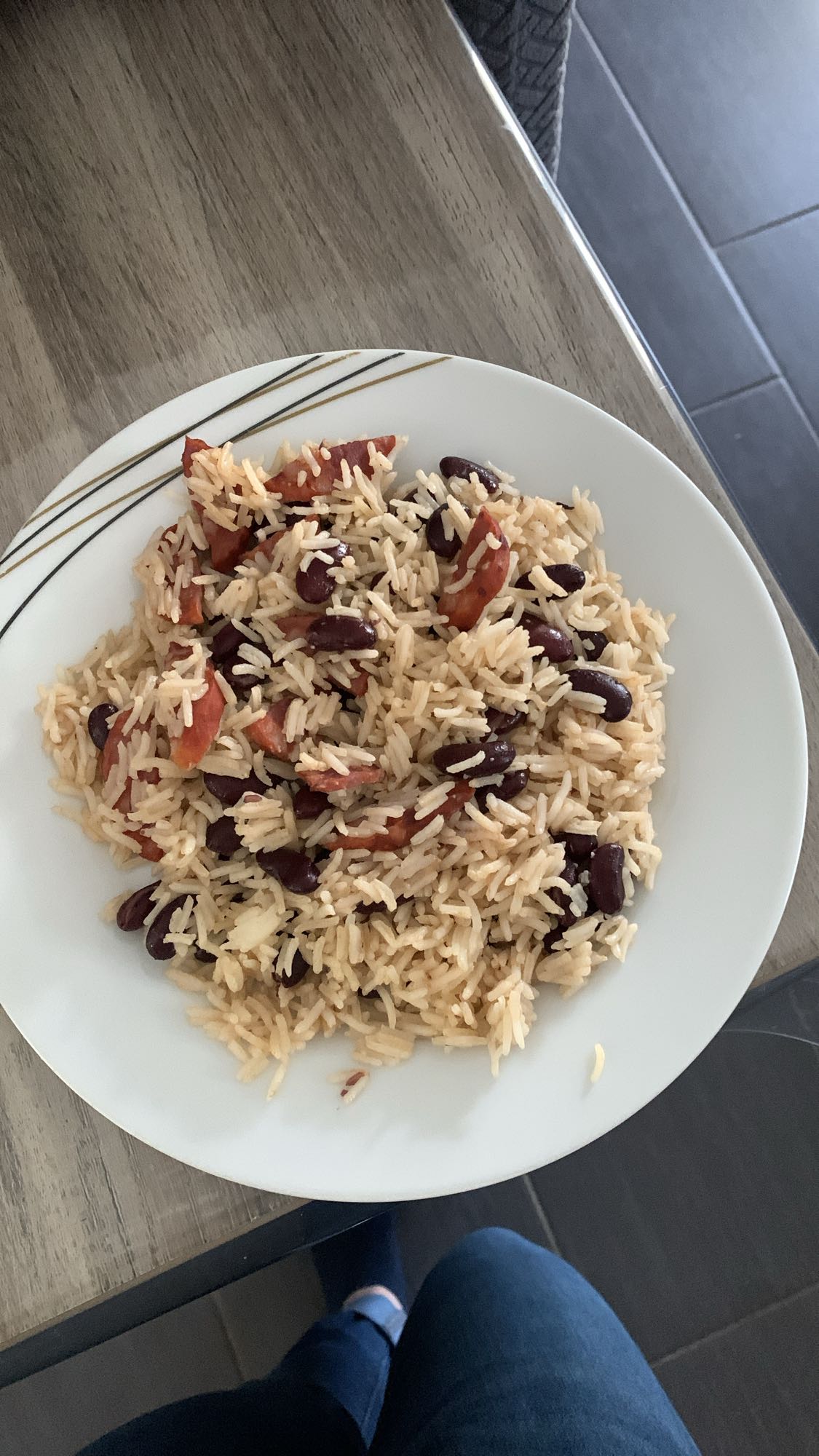 Riz aux haricots rouges