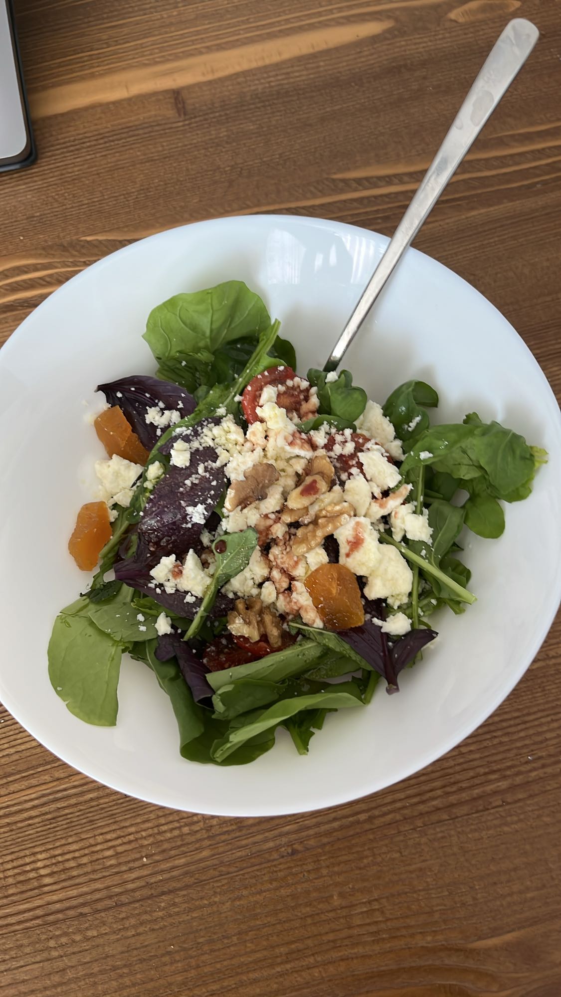 Mixed Green Salad with Feta