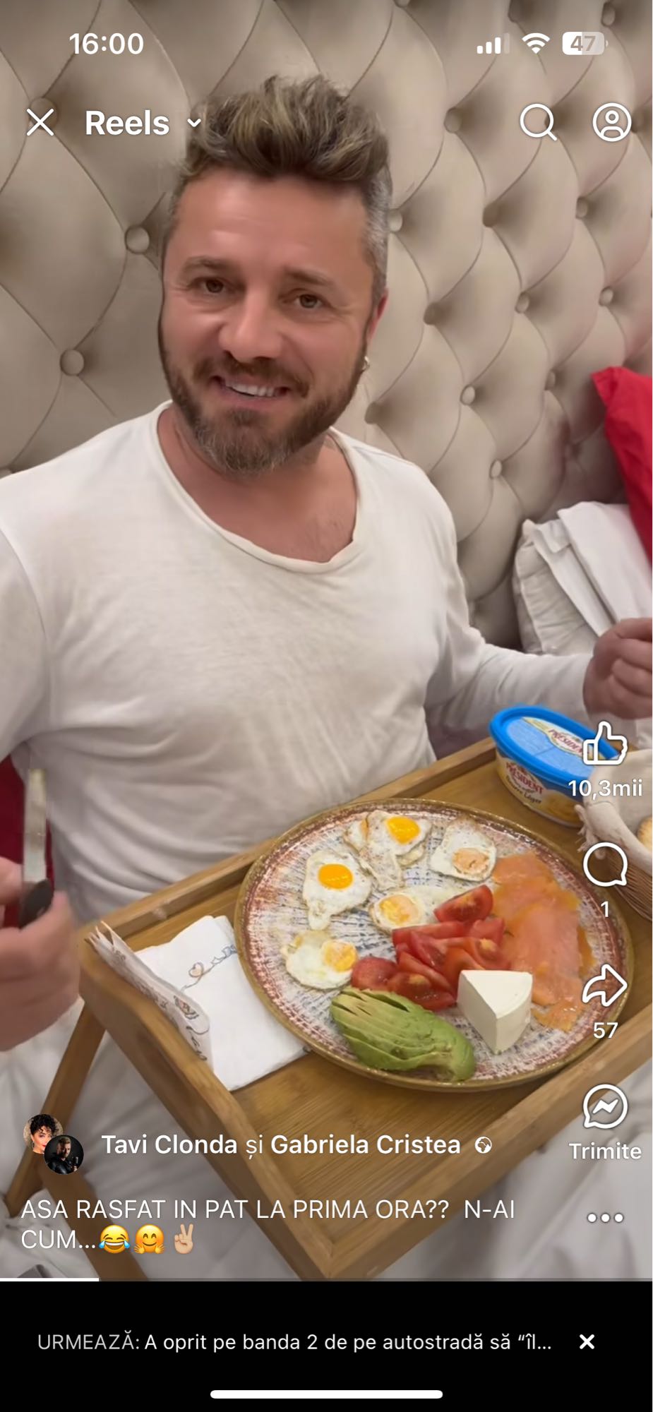 Mic dejun proteic la pat