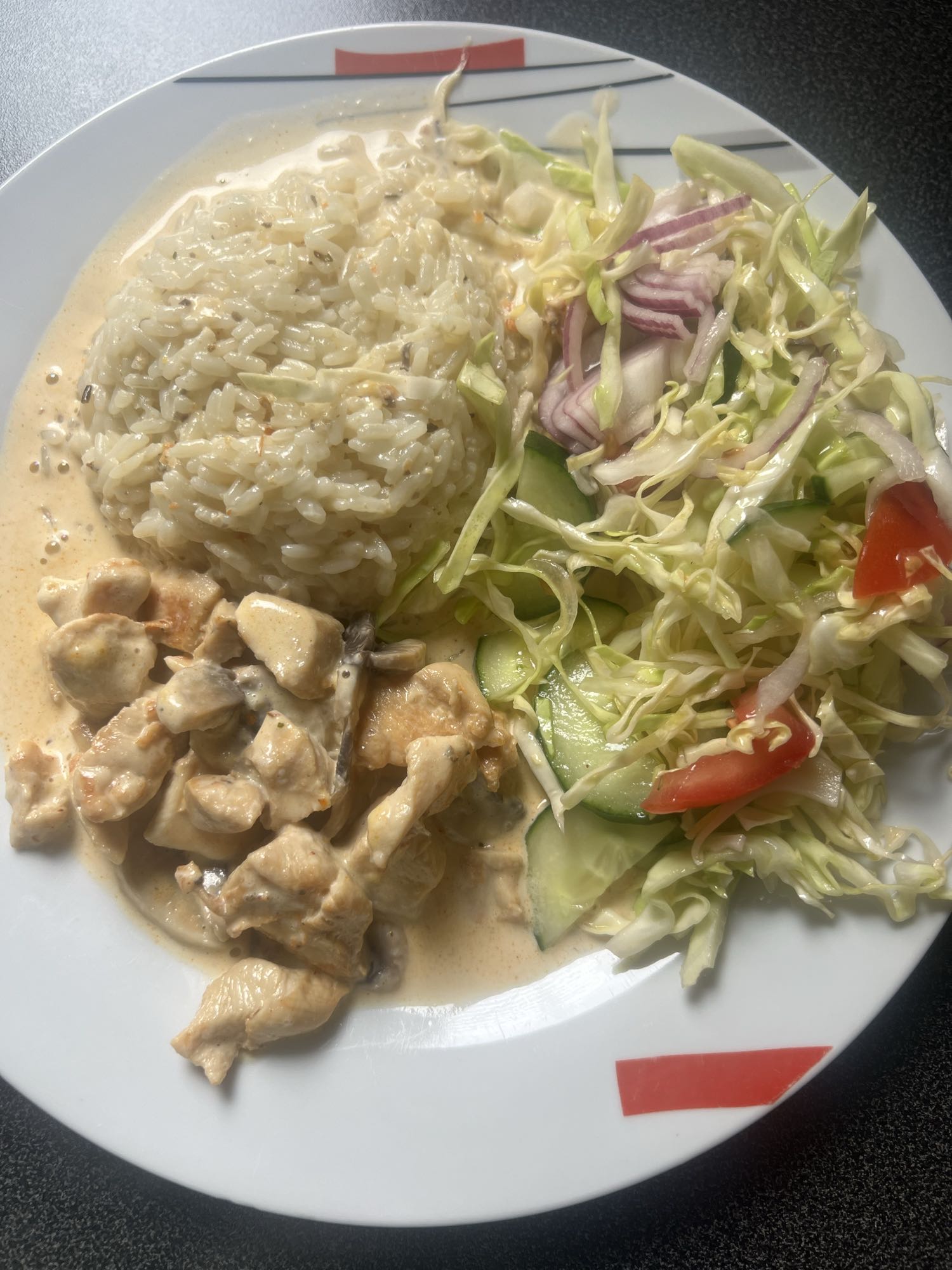 Kycklinggryta med ris