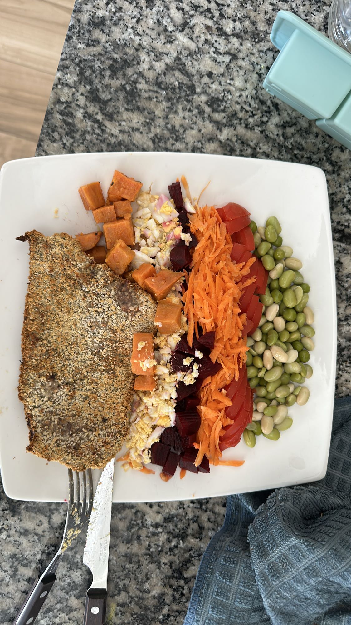 Plato saludable mixto