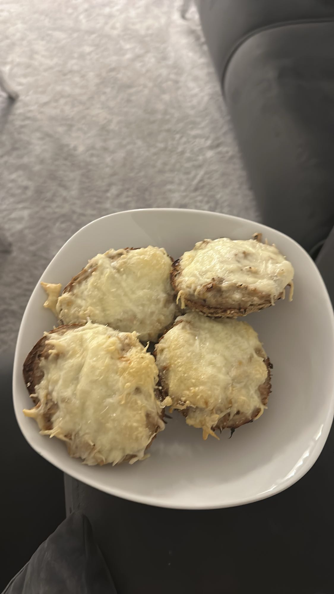 2 Dinkelbrötchen mit Thunfisch und Käse Light, 2 Roggenbrötchen