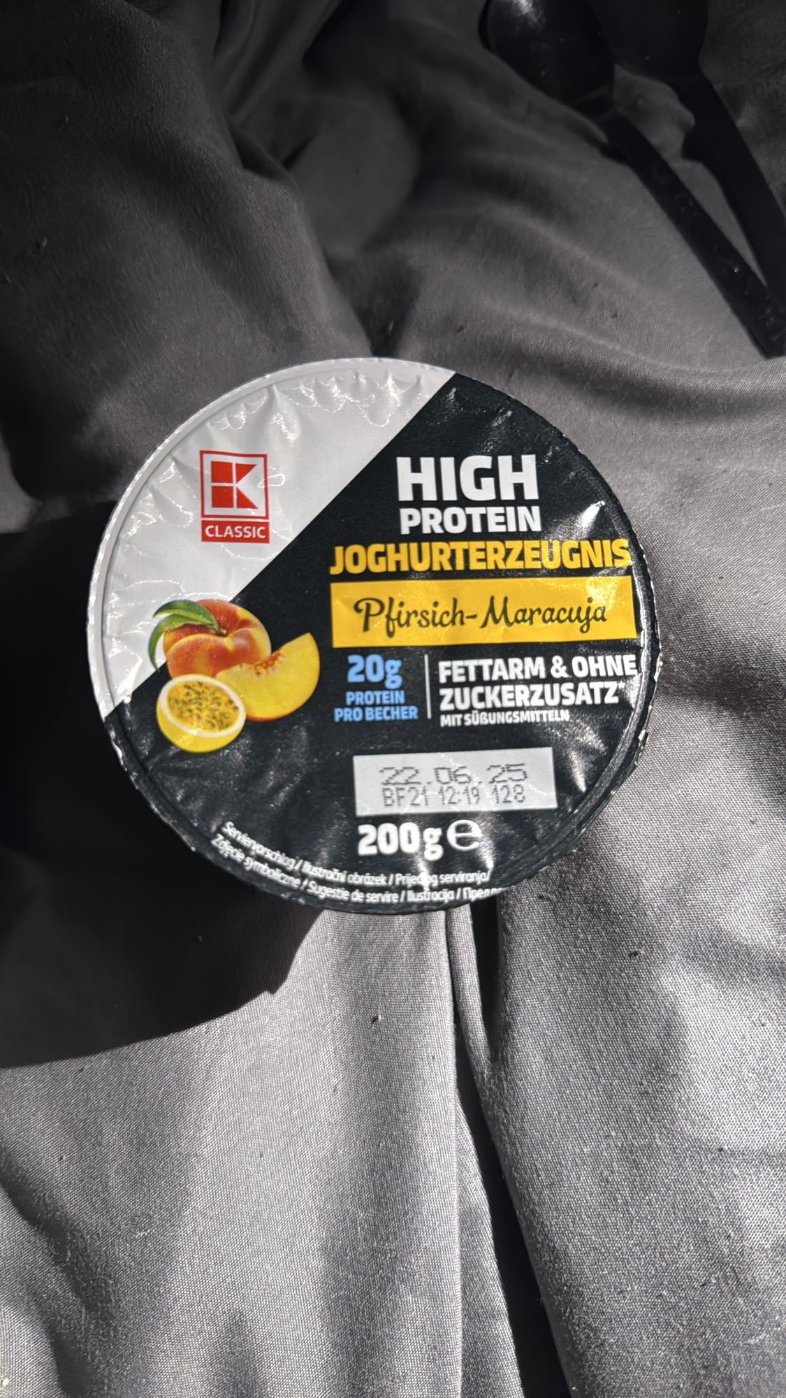 Pfirsich-Maracuja Joghurt