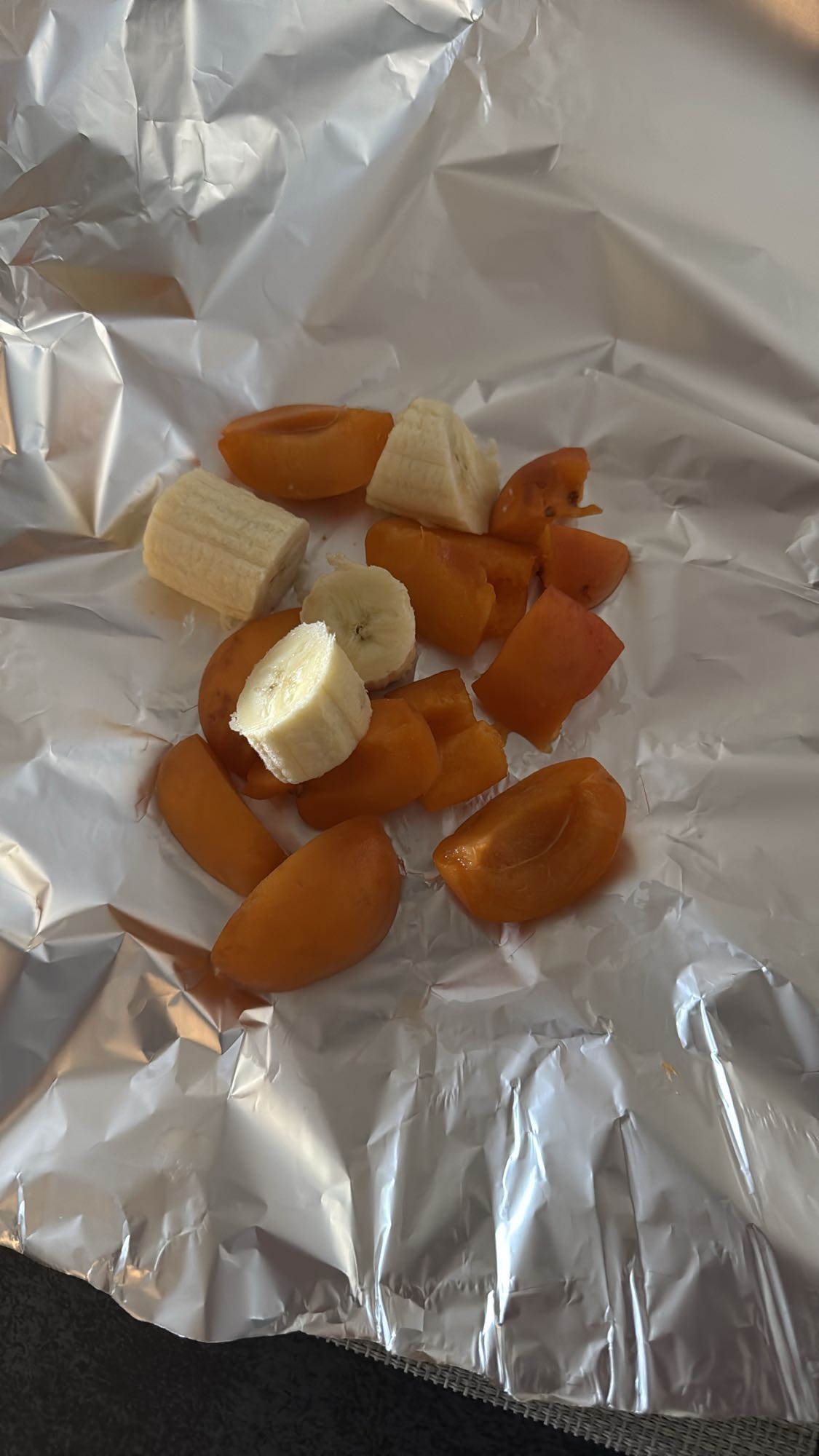 Bananen-Aprikosen Snack