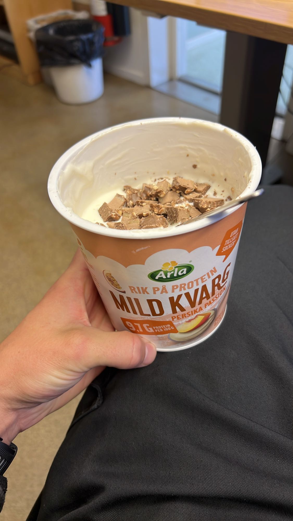 Kvarg och proteinbar