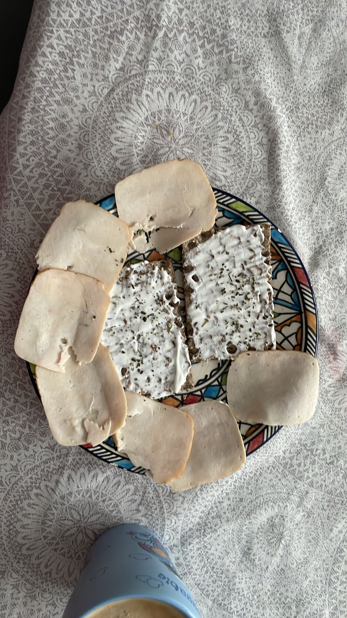 Tostadas con fiambre