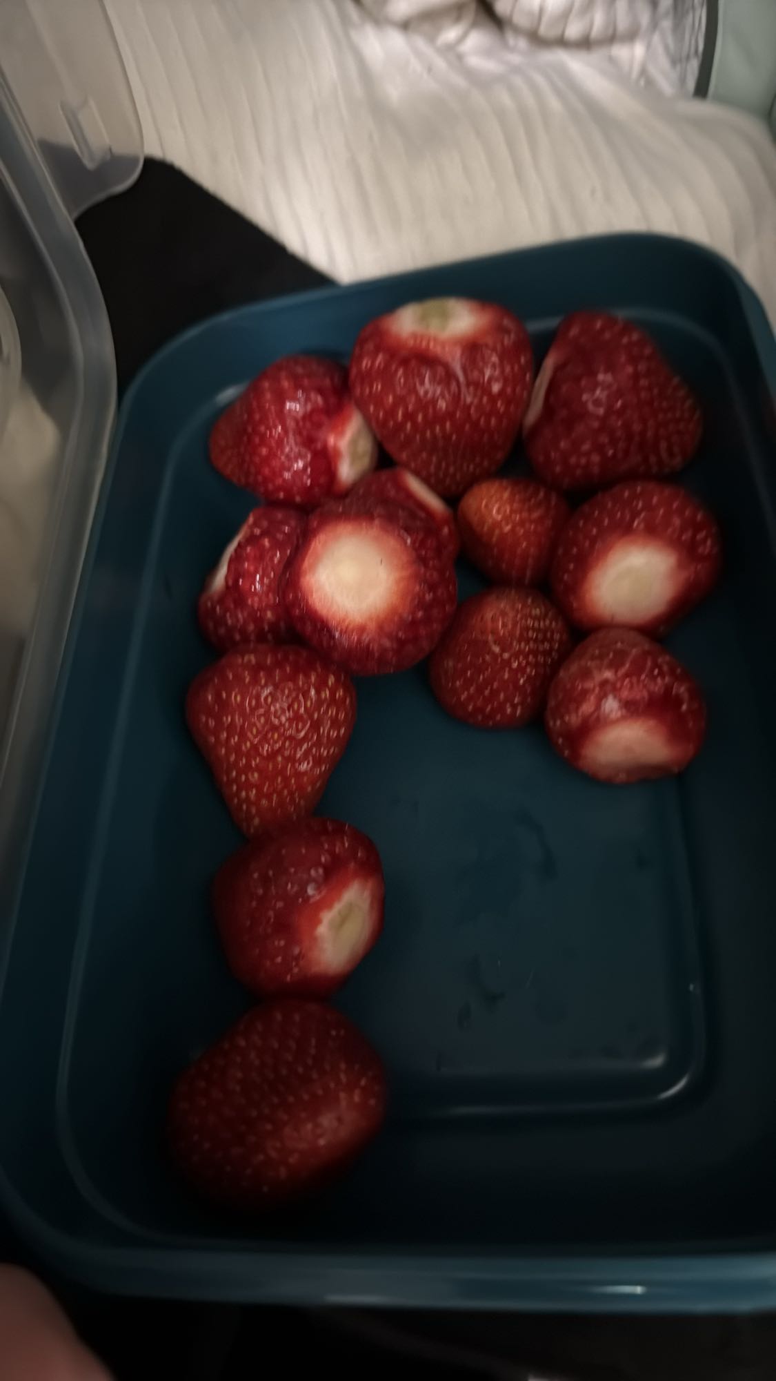 Truskawki w pojemniku