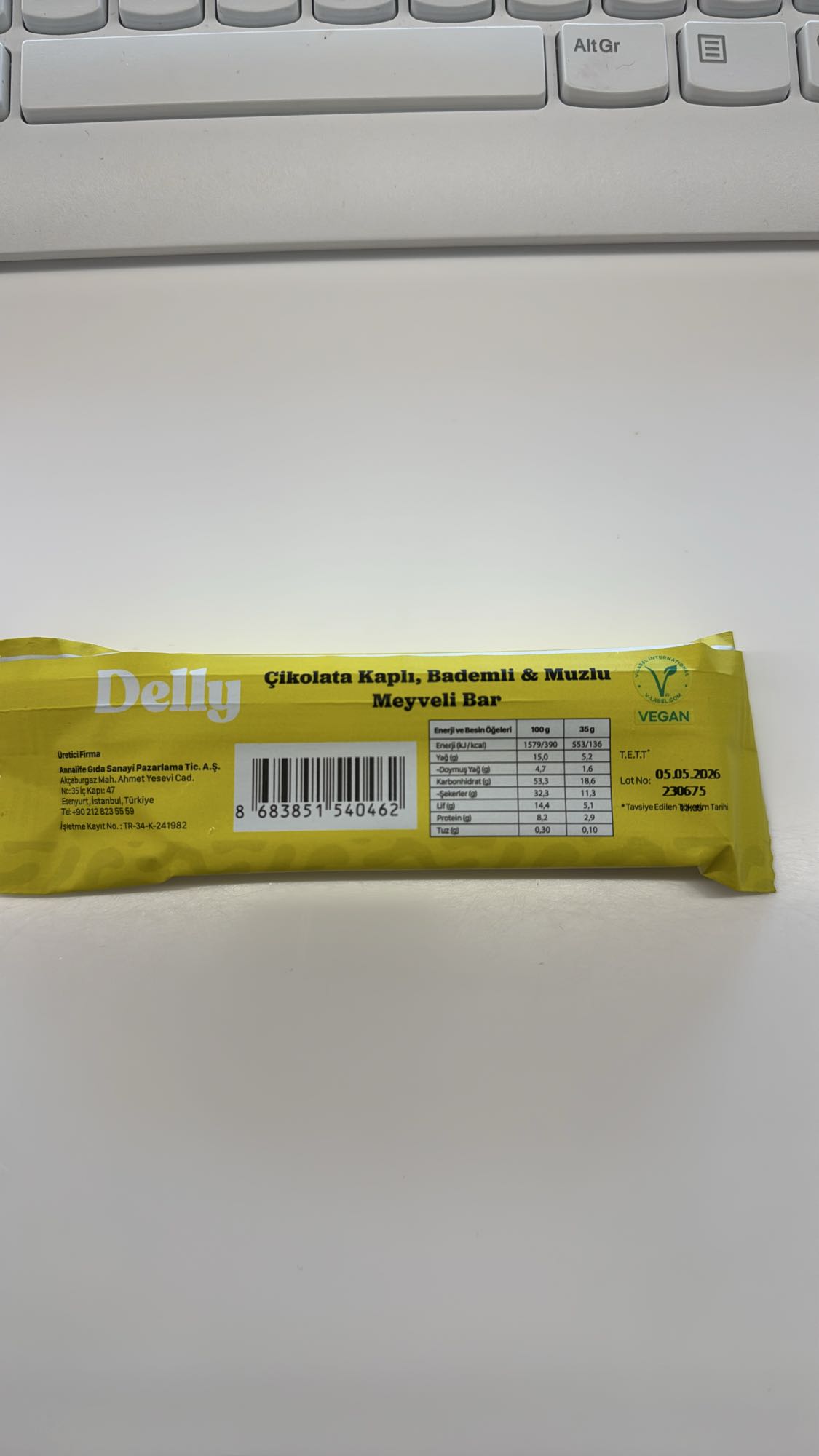 Фруктовый батончик Delly