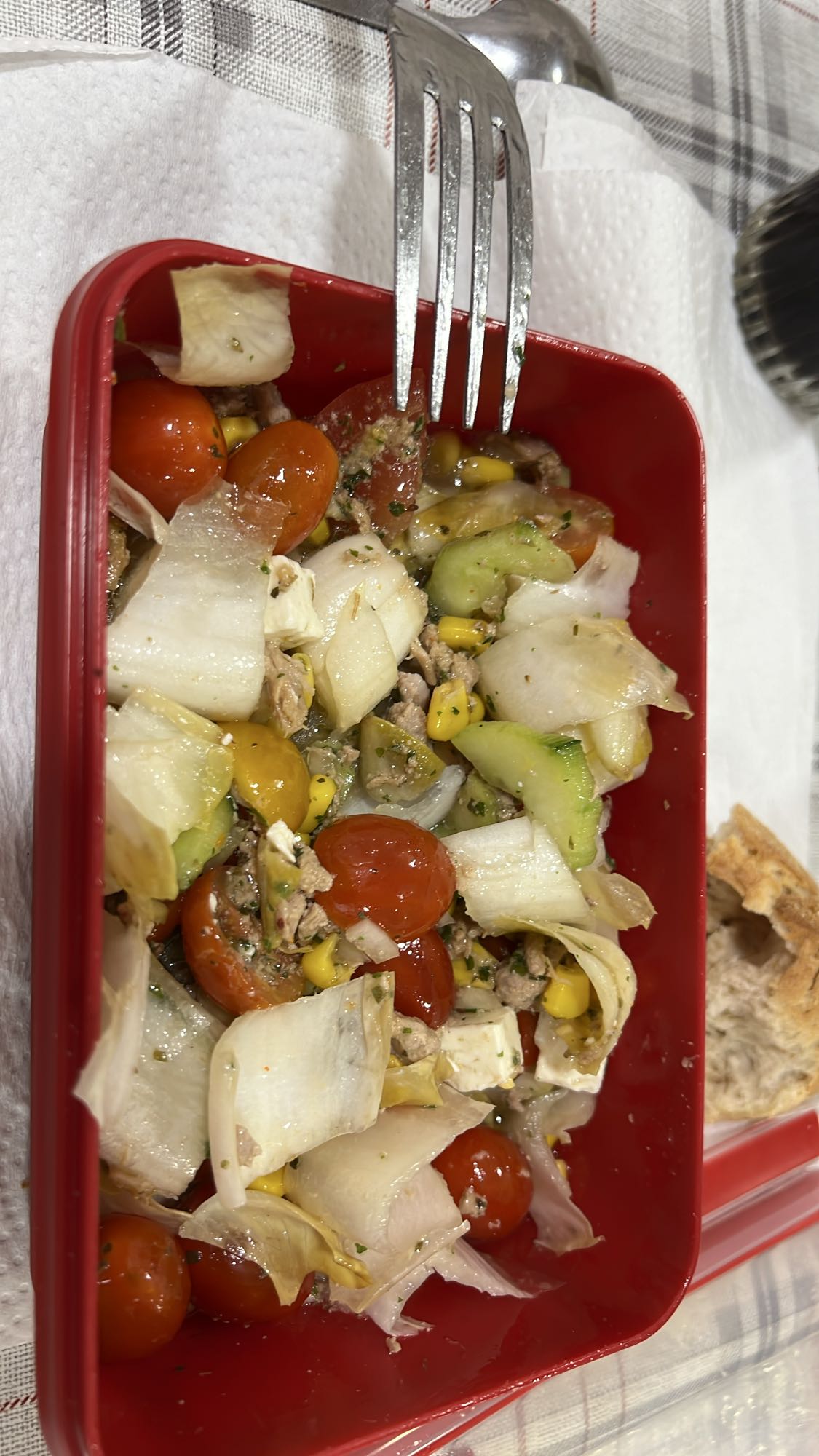 Salade composée fraîche