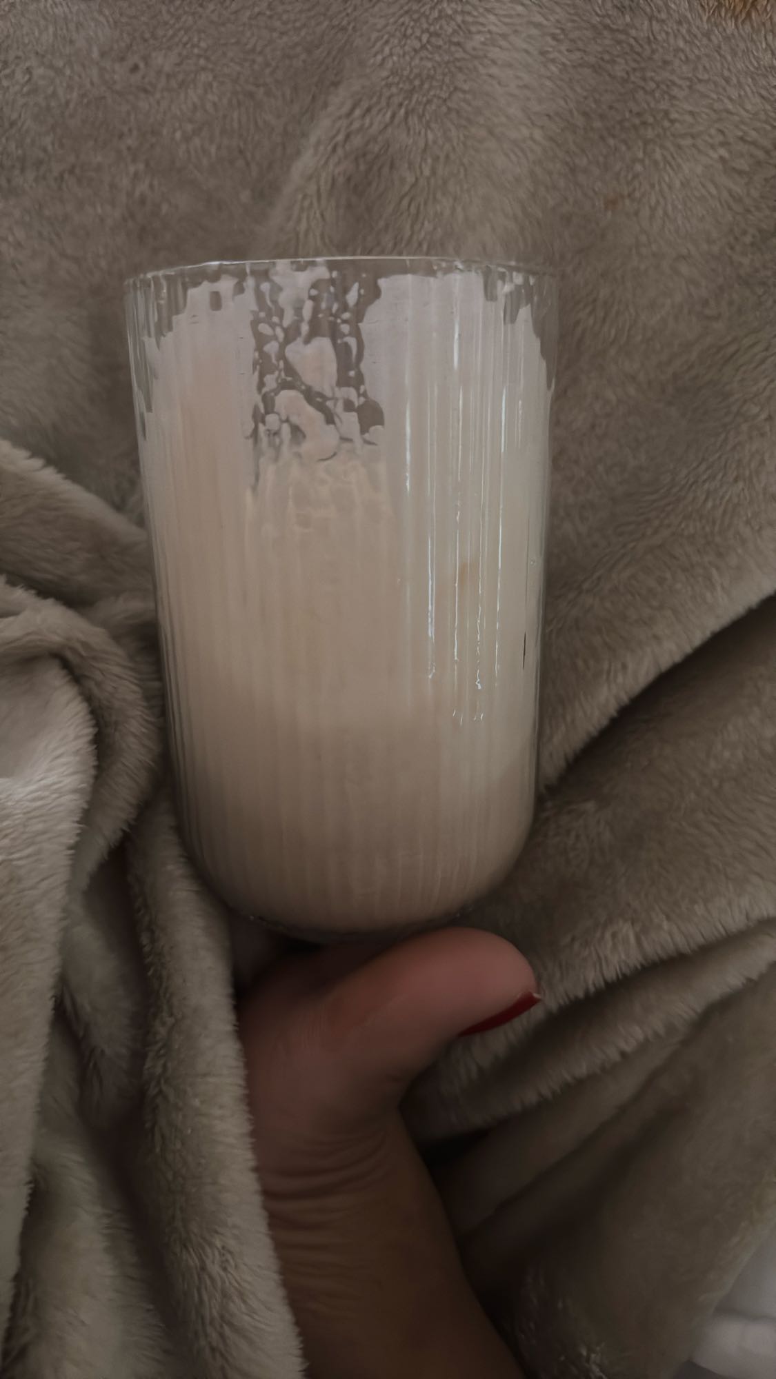 vitamina de banana com maçã, leite desnatado e Whey